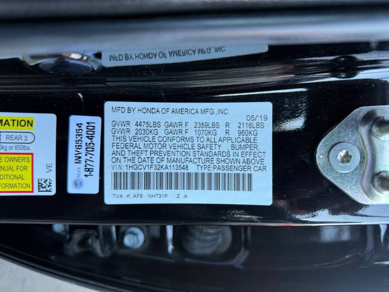 2019 Honda Accord Sport