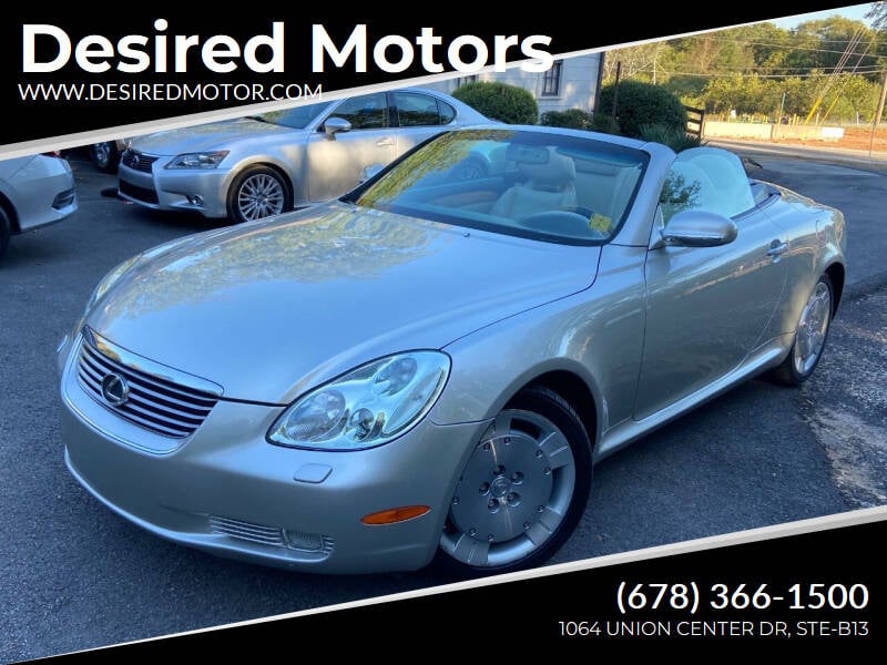 2002 Lexus SC 430 for sale at Desired Motors in Alpharetta GA