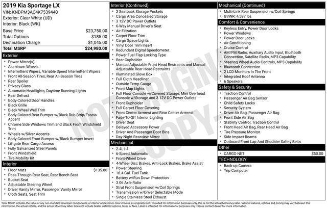 2019 Kia Sportage LX