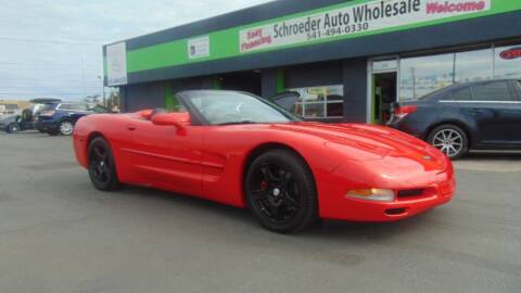 1999 Chevrolet Corvette for sale at Schroeder Auto Wholesale in Medford OR