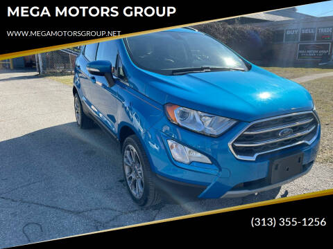 2019 Ford EcoSport for sale at MEGA MOTORS GROUP in Redford MI