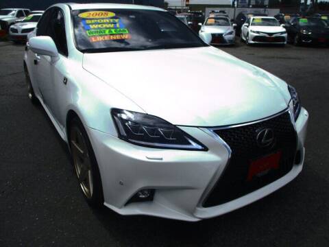 2008 Lexus IS 250 for sale at GMA Of Everett in Everett WA