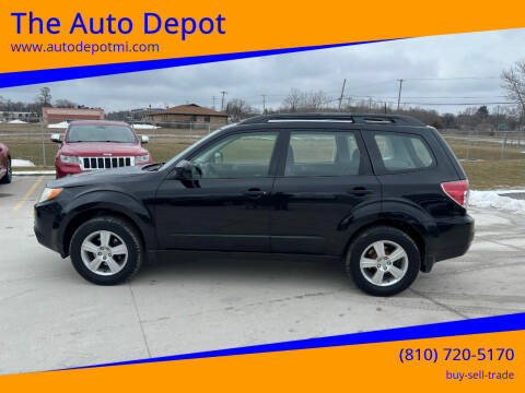 2012 Subaru Forester for sale at The Auto Depot in Mount Morris MI