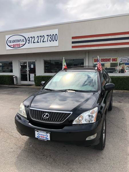 2007 Lexus RX 350 for sale at Traditional Autos in Dallas TX