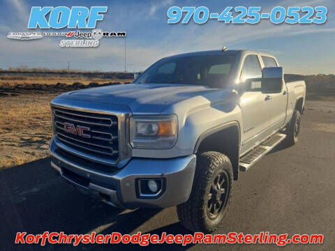 2015 GMC Sierra 2500HD for sale at Tony Peckham @ Korf Motors in Sterling CO