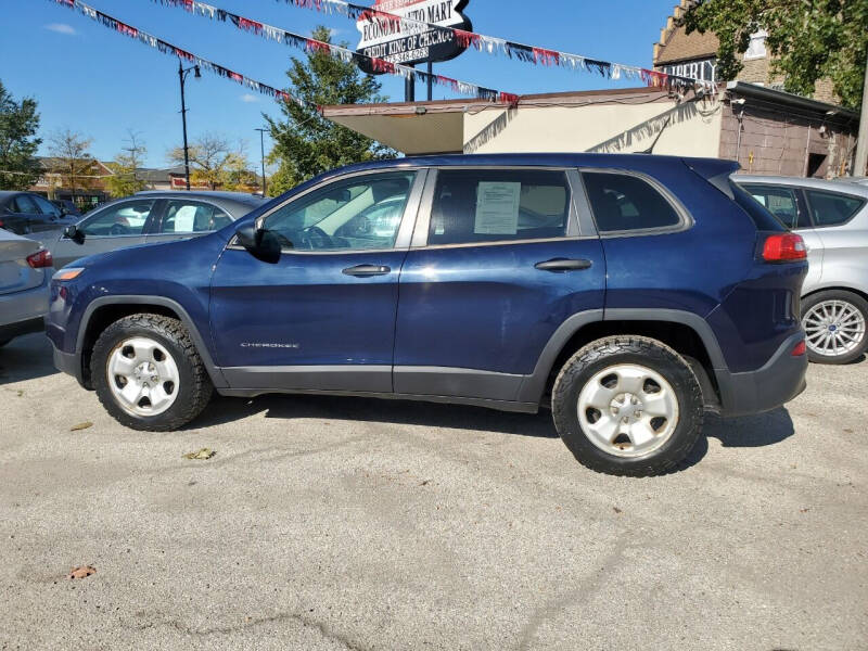 2014 Jeep Cherokee for sale at ECONOMY AUTO MART in Chicago IL