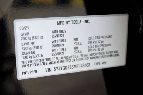 2021 Tesla Model Y Long Range