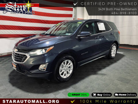 2018 Chevrolet Equinox for sale at STAR AUTO MALL 512 in Bethlehem PA