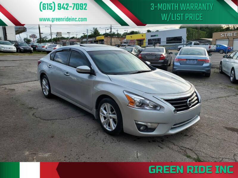 2013 Nissan Altima for sale at Green Ride Inc in Nashville TN