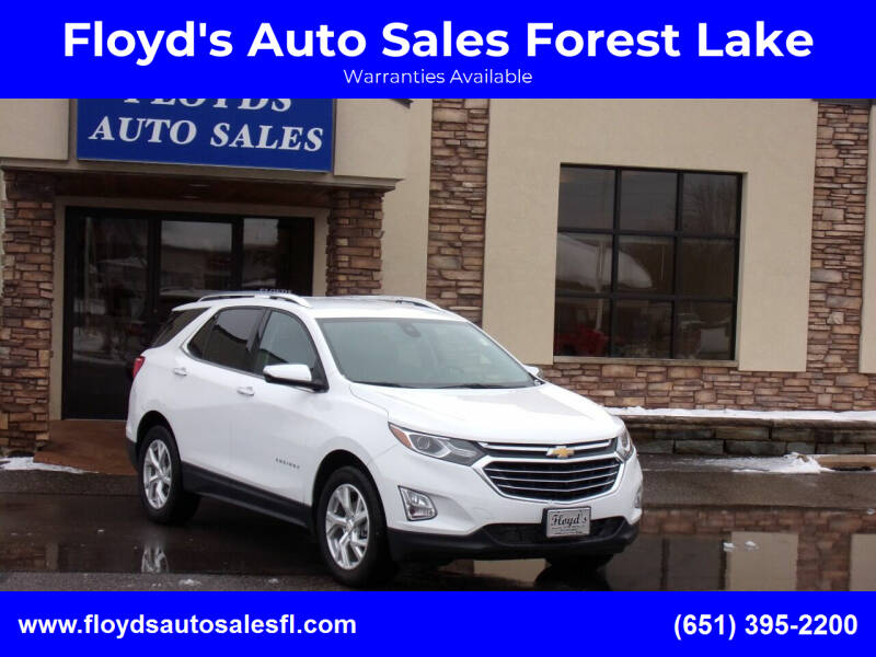2018 Chevrolet Equinox for sale at Floyd's Auto Sales Forest Lake in Forest Lake MN