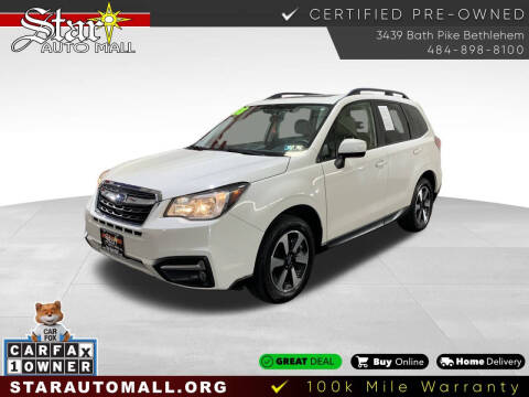 2018 Subaru Forester for sale at STAR AUTO MALL 512 in Bethlehem PA