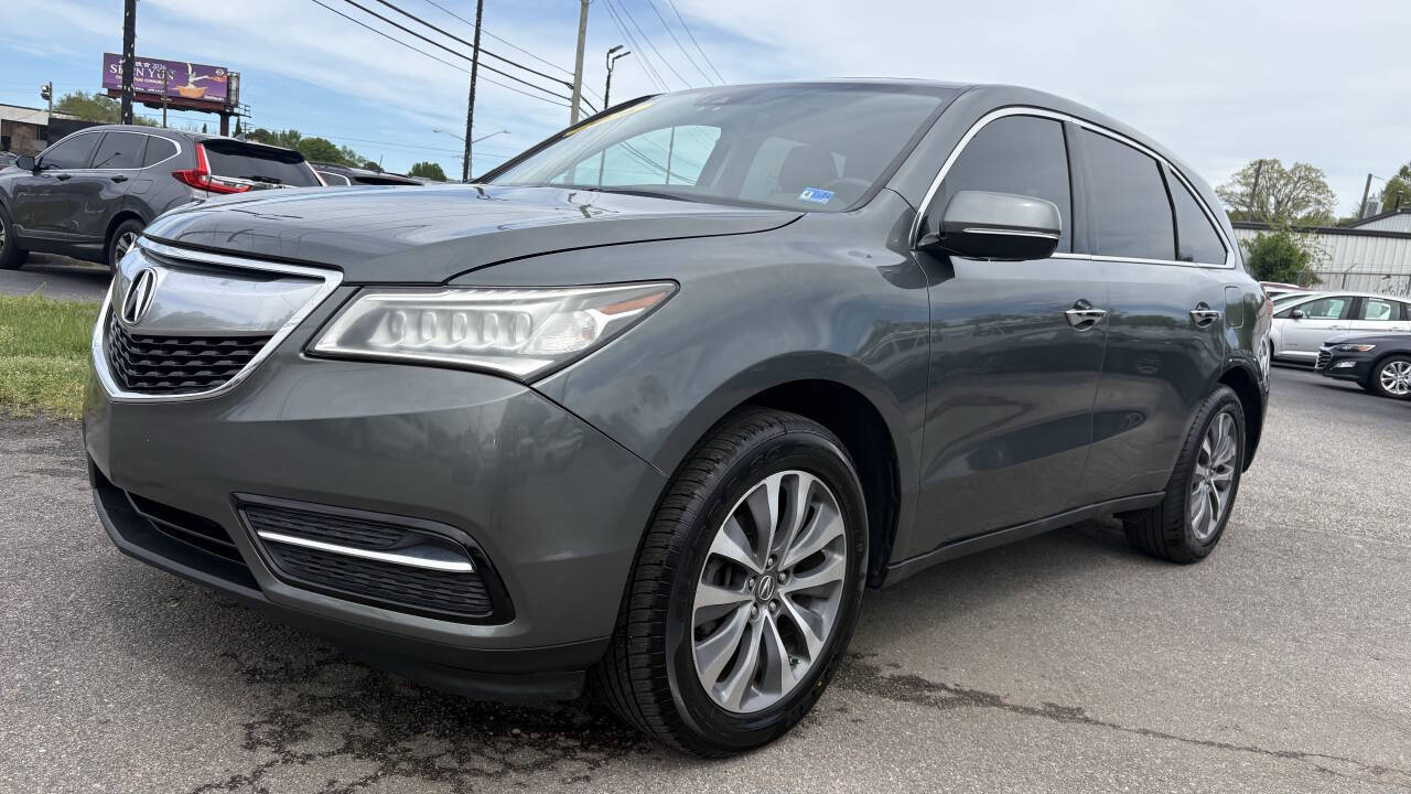 Blue 2016 Acura MDX w/Tech 4dr SUV w/Technology Package 1