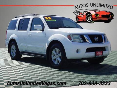 2008 Nissan Pathfinder for sale at Autos Unlimited in Las Vegas NV