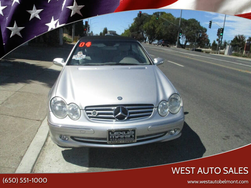 2004 Mercedes-Benz CLK for sale at West Auto Sales in Belmont CA