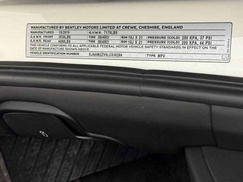 2020 Bentley Bentayga