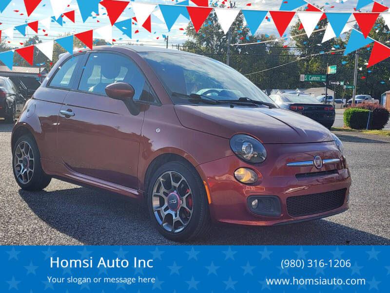 2013 FIAT 500 for sale at Homsi Auto Inc in Kannapolis NC