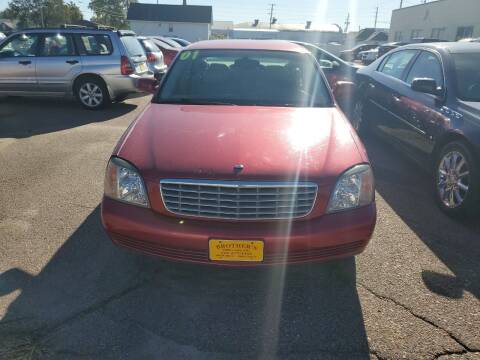 2001 Cadillac DeVille for sale at Brothers Used Cars Inc in Sioux City IA