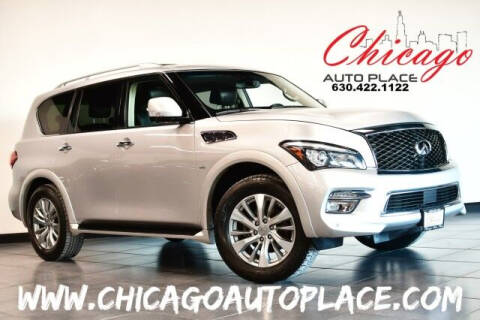 2016 Infiniti QX80 for sale at Chicago Auto Place in Downers Grove IL