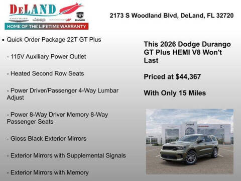 2026 Dodge Durango GT HEMI Plus