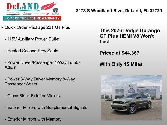 2026 Dodge Durango GT HEMI Plus