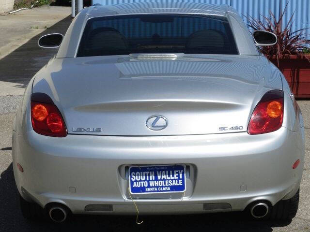 2002 Lexus SC 430 for sale at South Valley Auto Wholesale in Santa Clara, CA