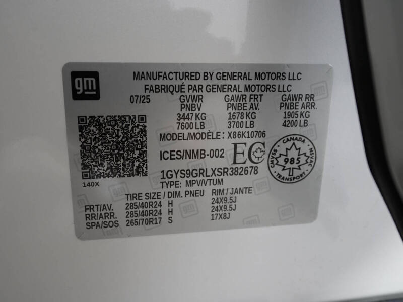 2025 Cadillac Escalade Sport Platinum