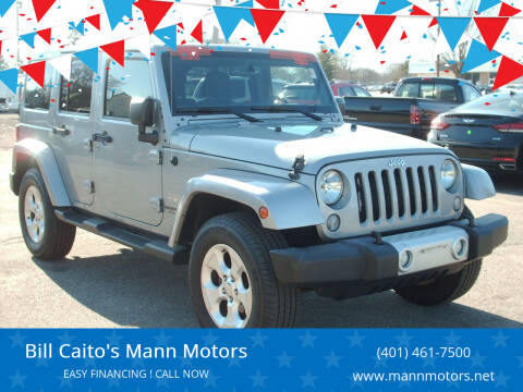 2015 Jeep Wrangler Unlimited for sale at Bill Caito's Mann Motors in Warwick RI