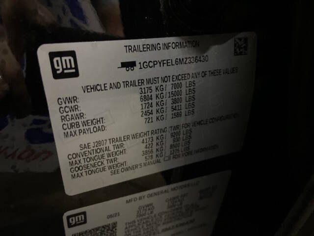 2021 Chevrolet Silverado 1500