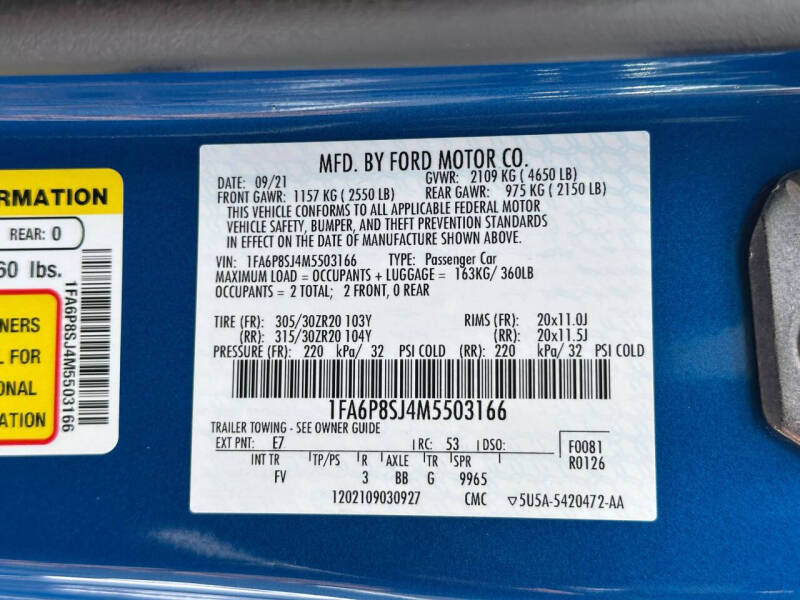 2021 Ford Mustang Shelby GT500