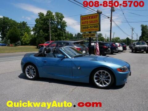 2003 BMW Z4 for sale at Quickway Auto Sales in Hackettstown NJ