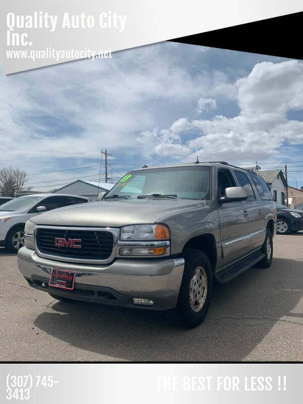 2003 GMC Yukon XL for sale at Quality Auto City Inc. in Laramie WY