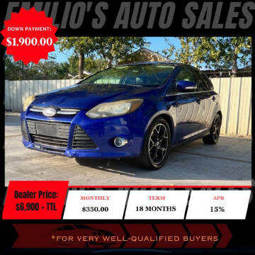 2012 Ford Focus for sale at Emilio's Auto Sales in San Antonio TX