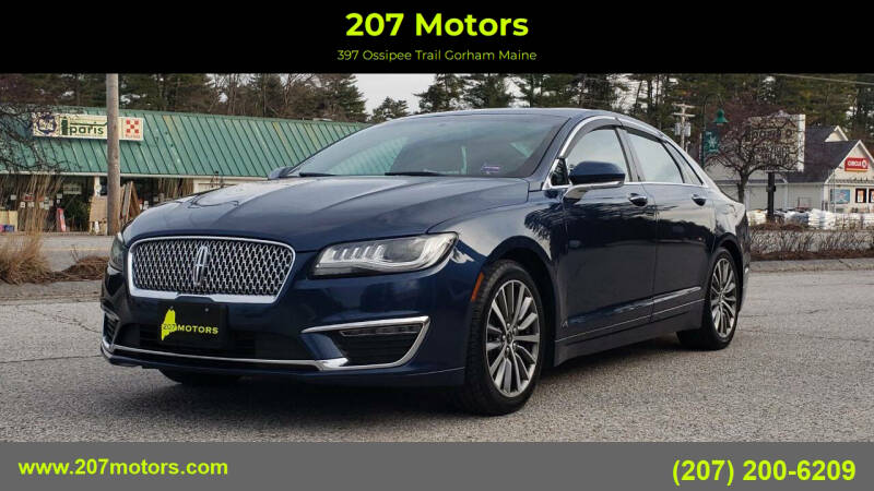 2017 Lincoln MKZ for sale at 207 Motors in Gorham ME