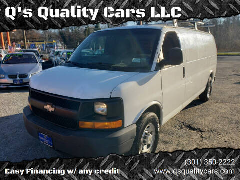 2012 Chevrolet Express for sale at Q's Quality Cars LLC in Capitol Heights MD