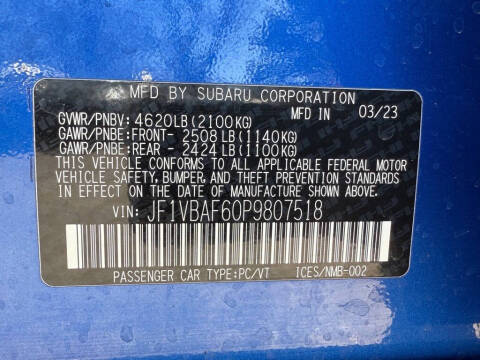 2023 Subaru WRX Premium