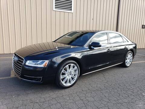 2015 Audi A8 L for sale at Massirio Enterprises in Middletown CT