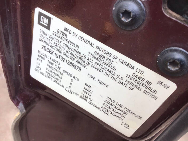 2002 Chevrolet Silverado 1500