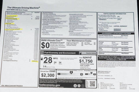 2024 BMW 2 Series 228i Gran Coupe