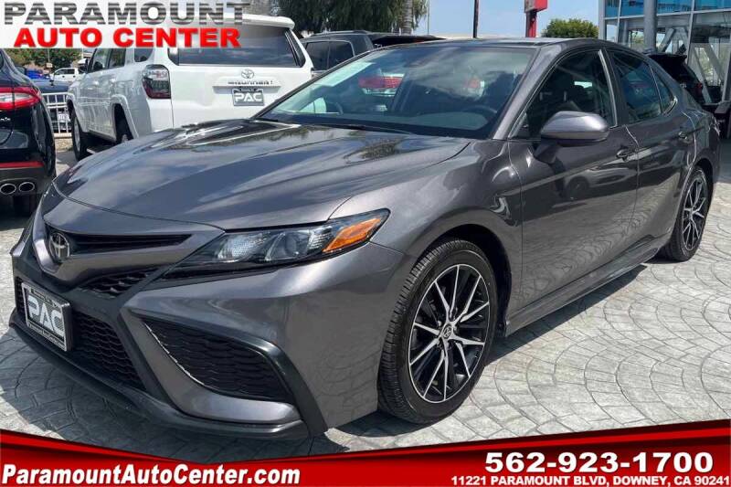 2021 Toyota Camry for sale at PARAMOUNT AUTO CENTER in Downey CA
