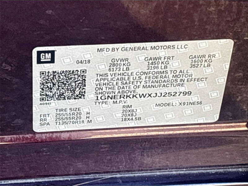 2018 Chevrolet Traverse Premier