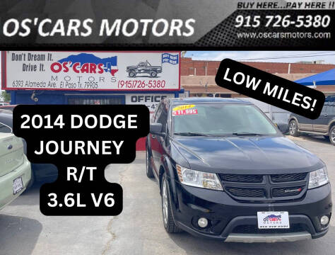 2014 Dodge Journey for sale at Os'Cars Motors in El Paso TX