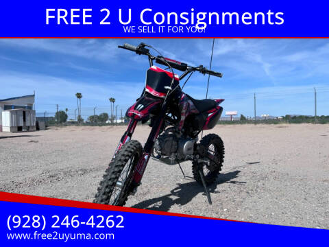2022 SSR Dirt Bike for sale at FREE 2 U Consignments in Yuma AZ