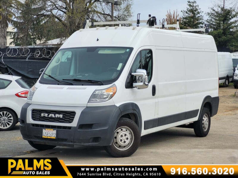 2019 RAM ProMaster for sale at Palms Auto Sales in Citrus Heights CA