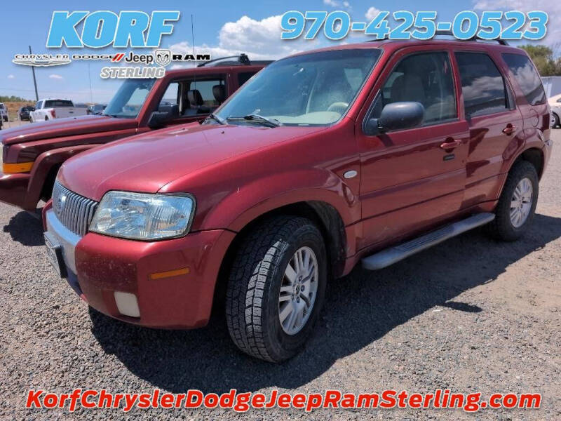 2006 Mercury Mariner for sale at Tony Peckham @ Korf Motors in Sterling CO