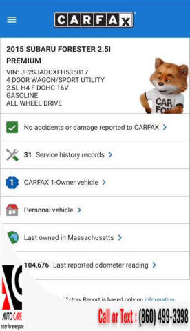 2015 Subaru Forester 2.5i Premium