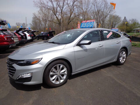 2019 Chevrolet Malibu for sale at North American Credit Inc. in Waukegan IL