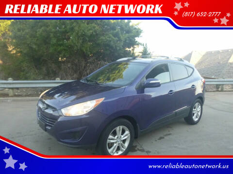 2012 Hyundai Tucson for sale at RELIABLE AUTO NETWORK in Arlington TX