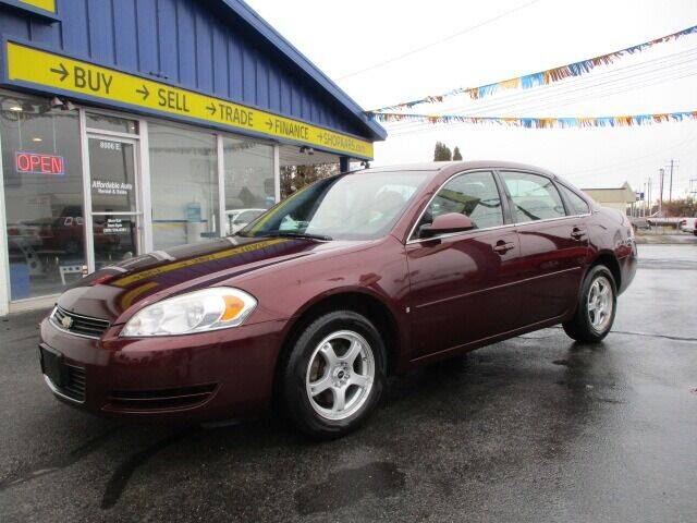 2007 Chevrolet Impala for sale at Affordable Auto Rental & Sales in Spokane Valley WA