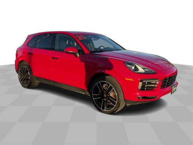 Used 2021 Porsche Cayenne Base with VIN WP1AA2AY0MDA03432 for sale in Waterloo, IA