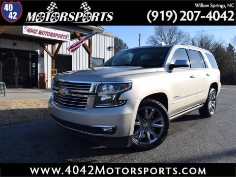 2017 Chevrolet Tahoe for sale at 4042 Motorsports in Willow Spring NC